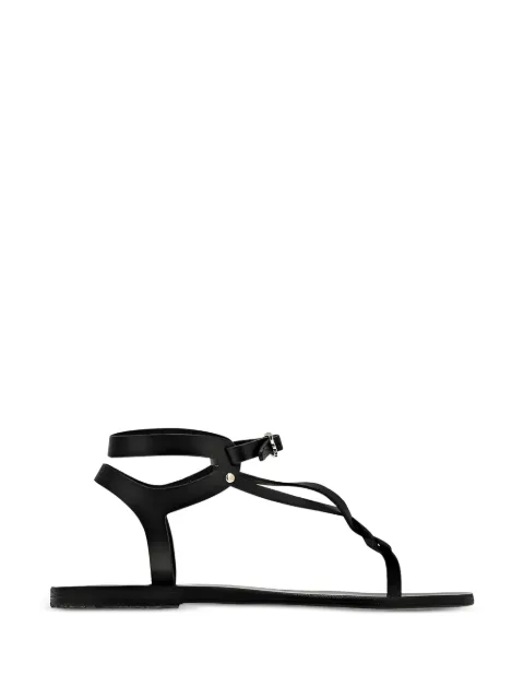 Ancient Greek Sandals Ismene sandals Black ISMENEVACHETTA