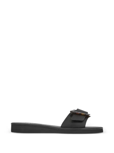 Ancient Greek Sandals Aglaia sandals Black AGLAIAVACHETTABLACKTORTOISESHELL