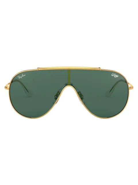 Ray-Ban aviator style sunglasses Gold RB3597905071