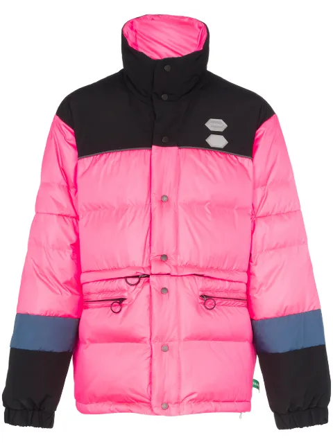 Off-White detachable padded down jacket Pink OMED013R19C020212800