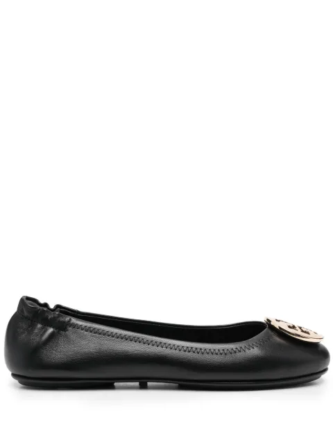 Tory Burch Minnie travel ballerina shoes Black 50393