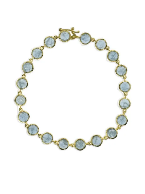 Irene Neuwirth 18K yellow gold Classic Link aquamarine bracelet Gold B223AQFRCYG