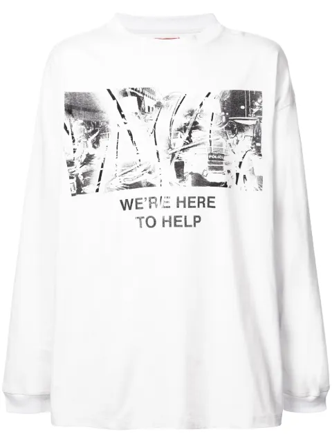 424 oversized sweatshirt White 424CAW180040