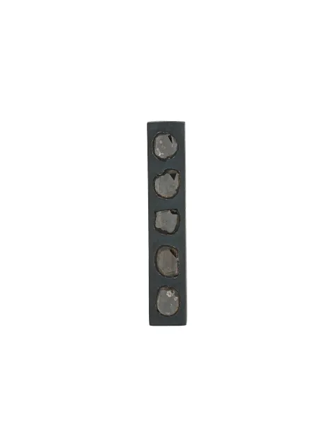 Parts of Four Plate earring Silver 15352