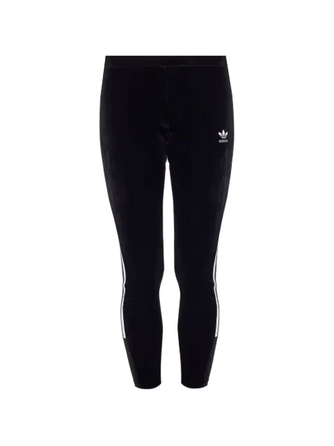 adidas logo-embroidered leggings Black DH46570