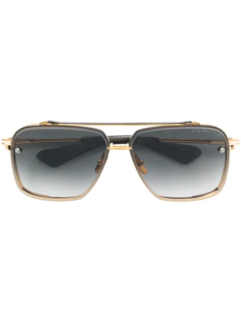 Dita Eyewear oversized geometric sunglasses Gold DTS1216201