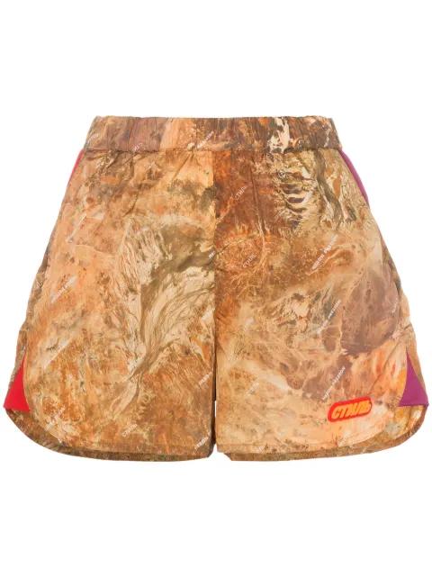 Heron Preston high-waisted camouflage shorts Neutrals HWCB003R197410158888