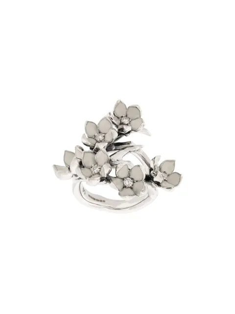 Shaun Leane Cherry Blossom diamond ring Silver CB003SSWHRZM