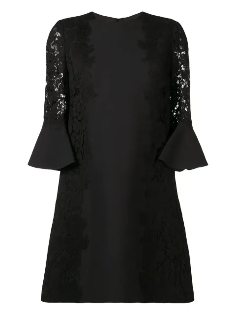 Valentino Garavani lace-detail dress Black BVAAY5360