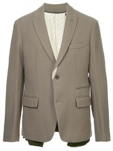 Haider Ackermann single-breasted blazer Neutrals 1843010208064