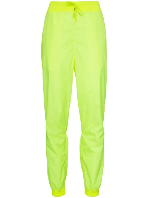Off-White high waist double layer track pants Yellow OWCA085S19E000446200
