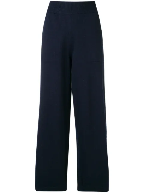 Barrie flared track pants Blue A00C57637