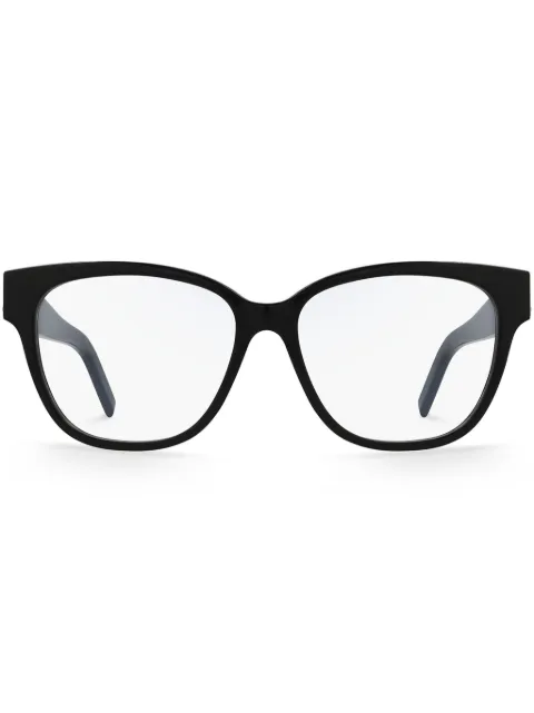 Saint Laurent Eyewear oval shaped glasses Black SLM33