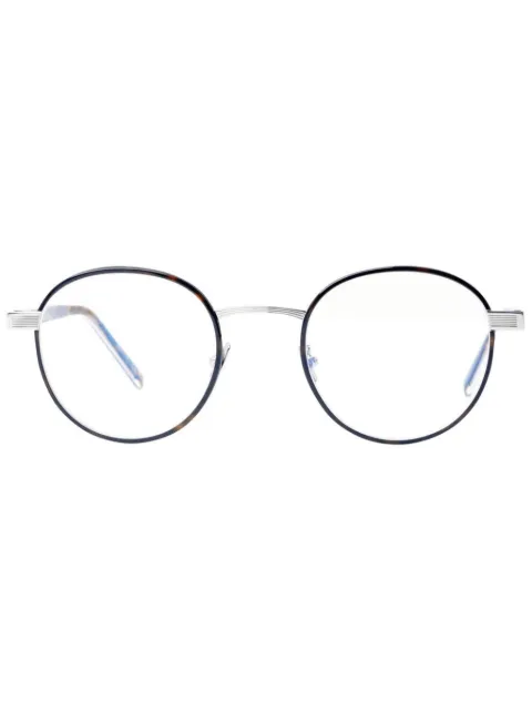 Saint Laurent Eyewear round-frame glasses Brown SL125