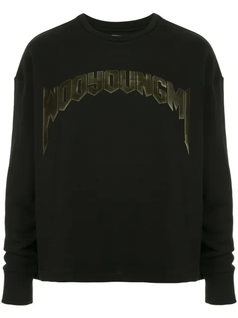 Wooyoungmi logo sweatshirt Black W183TS20