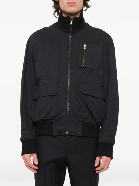 Wooyoungmi reversable bomber jacket Blue W183TR03