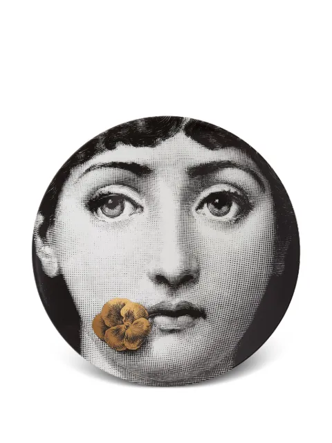 Fornasetti Tema e Variazioni n.137 decorative plate Black PTVZ137