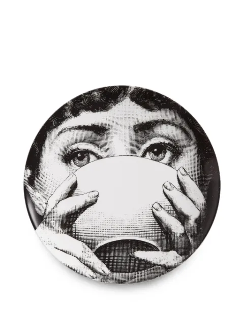 Fornasetti Tema e Variazioni n.191 decorative plate Black PTV191X