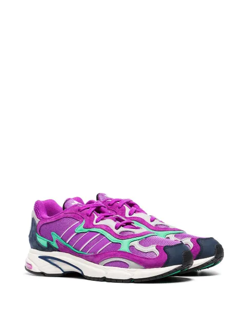 adidas purple Temper Run suede sneakers Purple F97208