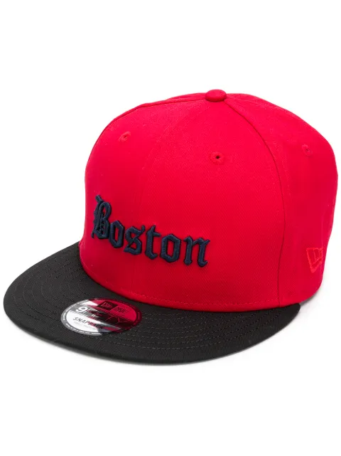 COUNTY OF MILAN Boston baseball cap Red CMLB011F188900502010