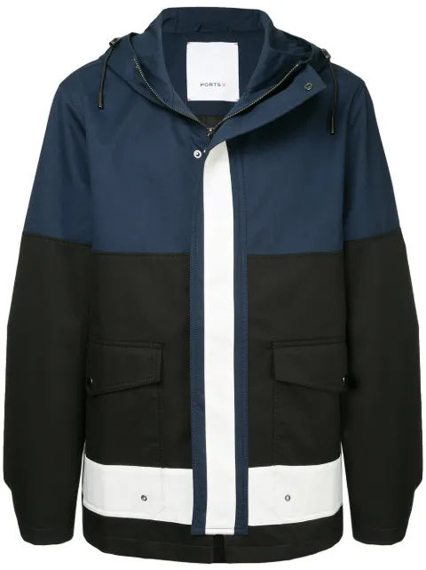 Ports V hooded coat Black VA9CRC52FWC049
