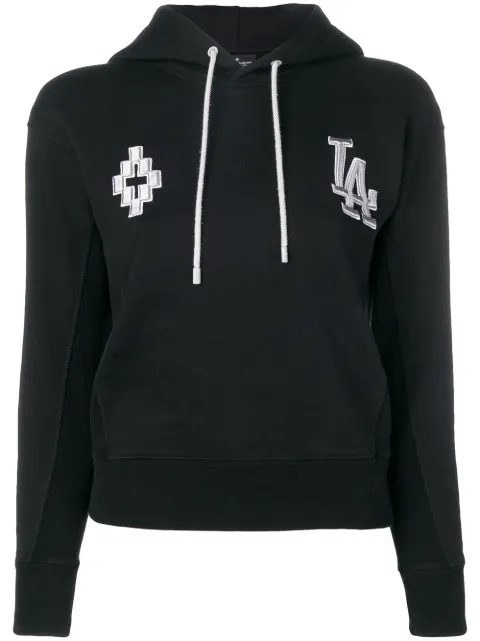 COUNTY OF MILAN LA Dodgers drawstring hoodie Black CWBB022E18673183