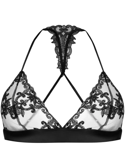 Fleur Of England Onyx Boudoir bra Black FT1419
