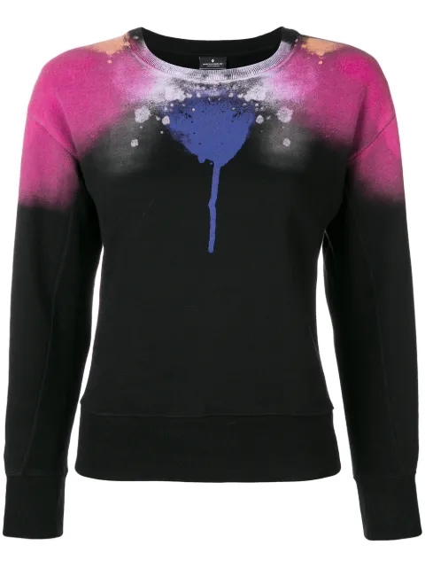 COUNTY OF MILAN Abstract Spray Wings sweatshirt Black CWBA035F185061551088