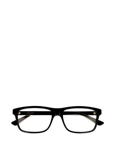 Gucci Eyewear rectangular frame glasses Black GG0384O