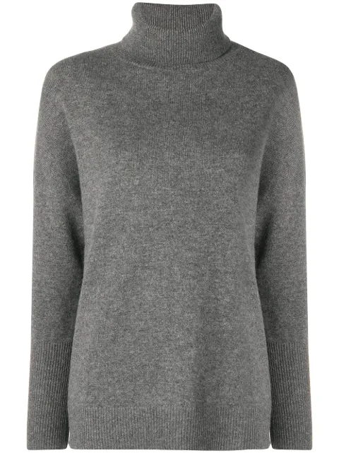 Chinti & Parker relaxed cashmere polo Grey KJ220GRE