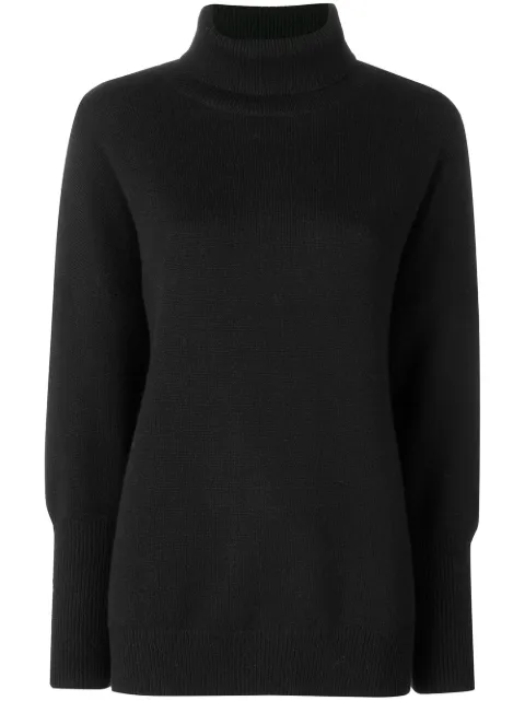 Chinti & Parker relaxed cashmere polo Black KJ220BLK