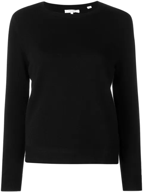 Chinti & Parker crew-neck cashmere sweater Black KJ217BLK