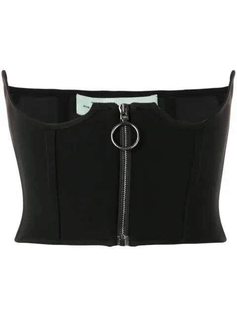 Off-White cupless corset top Black OWAD057F18A690531000