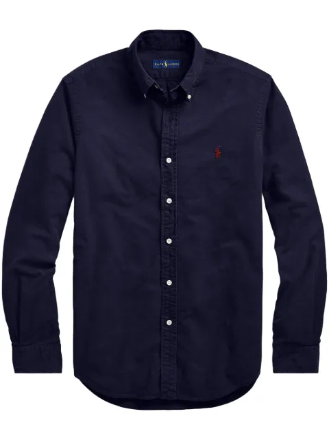 Polo Ralph Lauren embroidered logo button-down shirt Blue 710723610003
