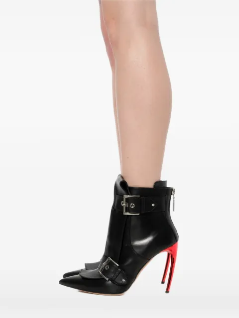 Alexander McQueen heeled ankle boots Black 543673WHQS6