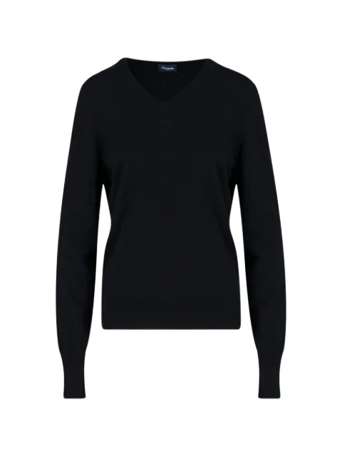 Drumohr V-neck sweater Black D1K481