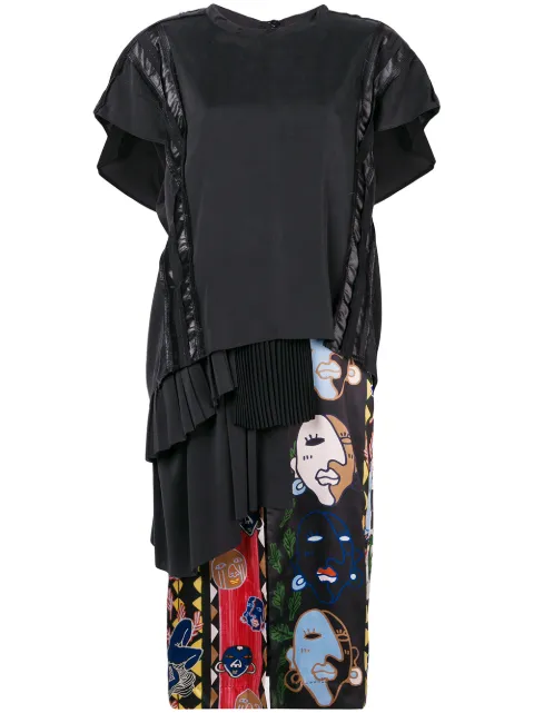 Carven mid-length T-shirt dress Black 3197R314A