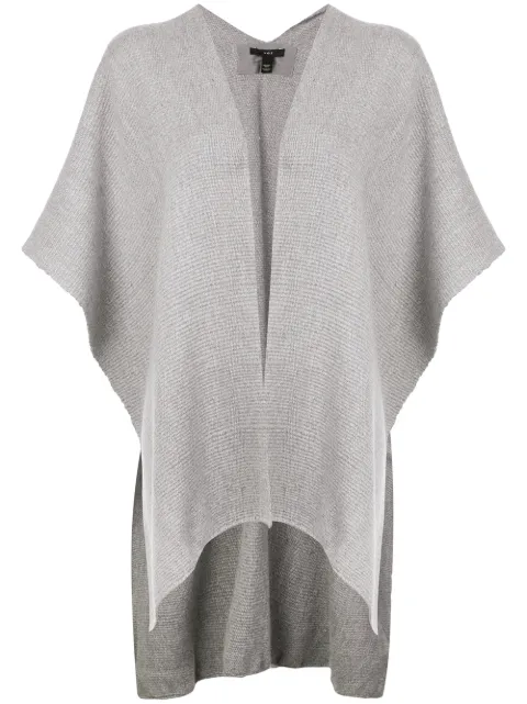 VOZ hand-woven Poncho Grey VM18