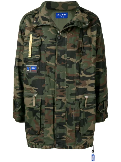 Ader Error camouflage print jacket Green 18AFWOP01KK