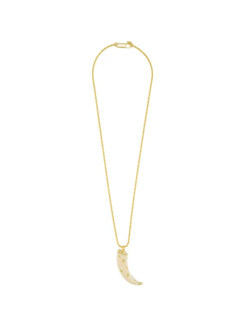 Aurelie Bidermann Caftan Moon pendant necklace Metallic CAFSA02MG