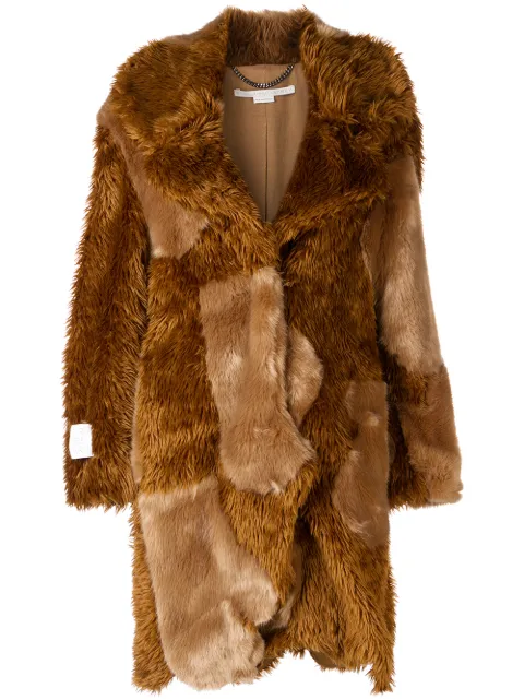 Stella McCartney Sugar Cane coat Brown 539798SLB36