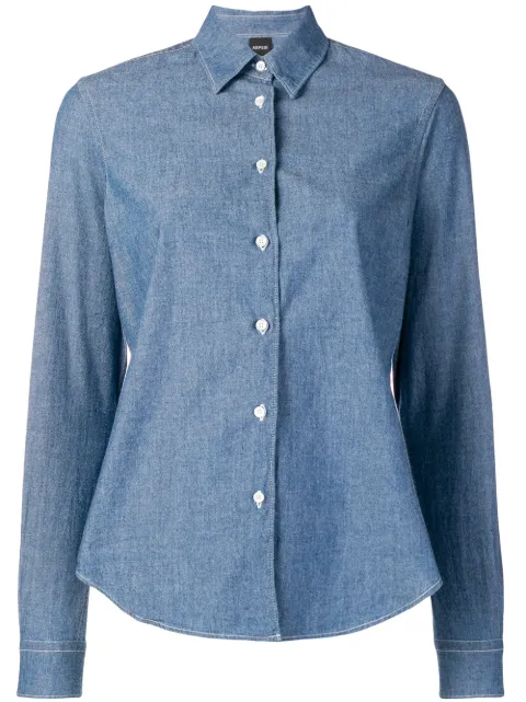 ASPESI long-sleeved shirt Blue 5422E542