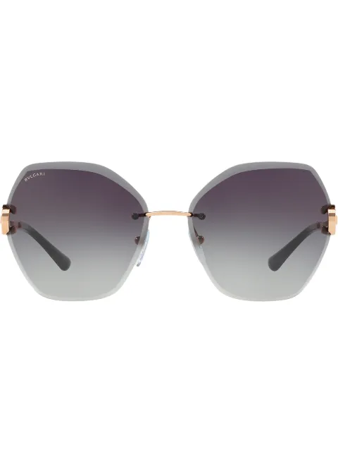 Bvlgari oversized sunglasses Metallic BV6105B20148G