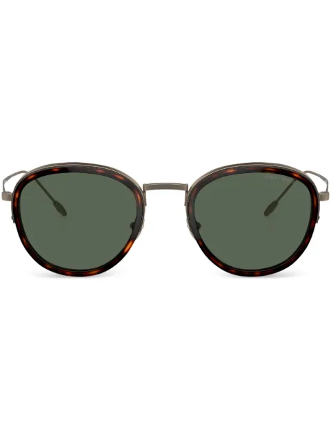 Giorgio Armani round-frame sunglasses Brown AR6068319871