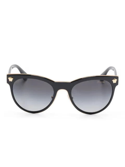 Versace Eyewear Medusa-detail cat-eye sunglasses Black 21981002T3