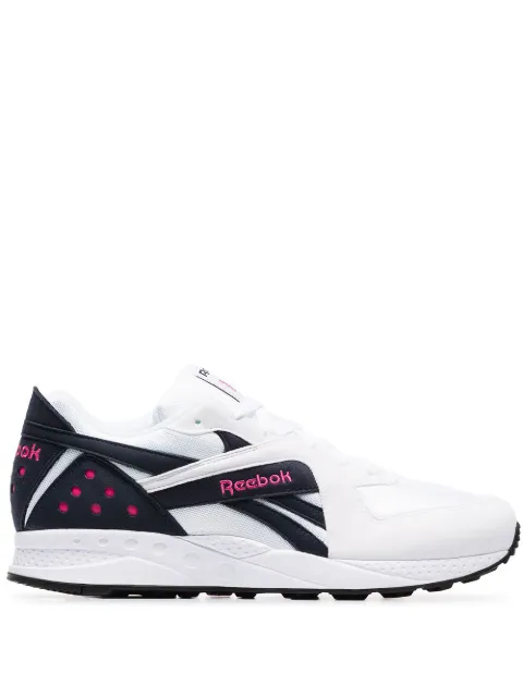 Reebok Pyro blue and pink detail sneakers White DV4848