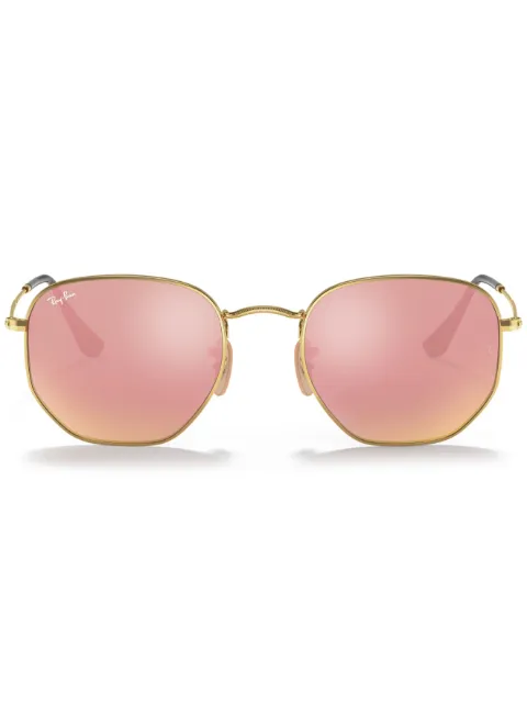 Ray-Ban Hexagonal sunglasses Gold 0RB3548N001Z251