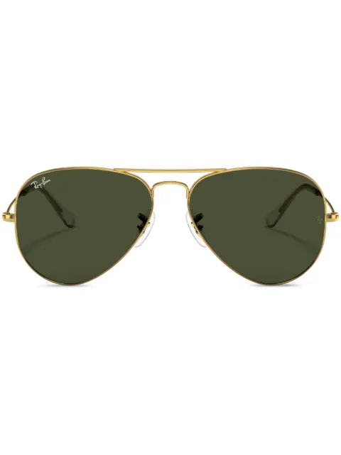 Ray-Ban aviator-frame sunglasses Gold RB3025L0205