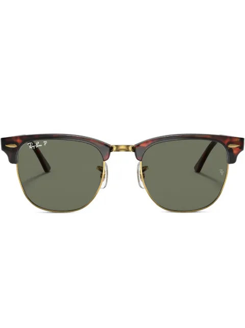 Ray-Ban Clubmaster browline-frame sunglasses Brown 0RB3016