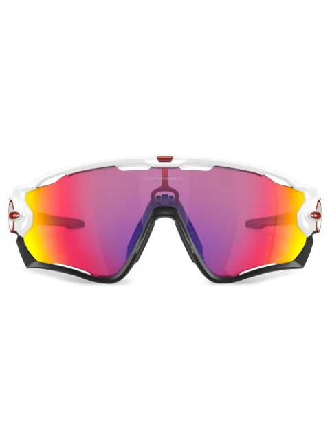 Oakley Jawbreaker shield-frame sunglasses White OO9290929005